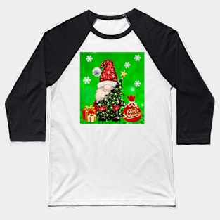 Cute Christmas Gnome Baseball T-Shirt